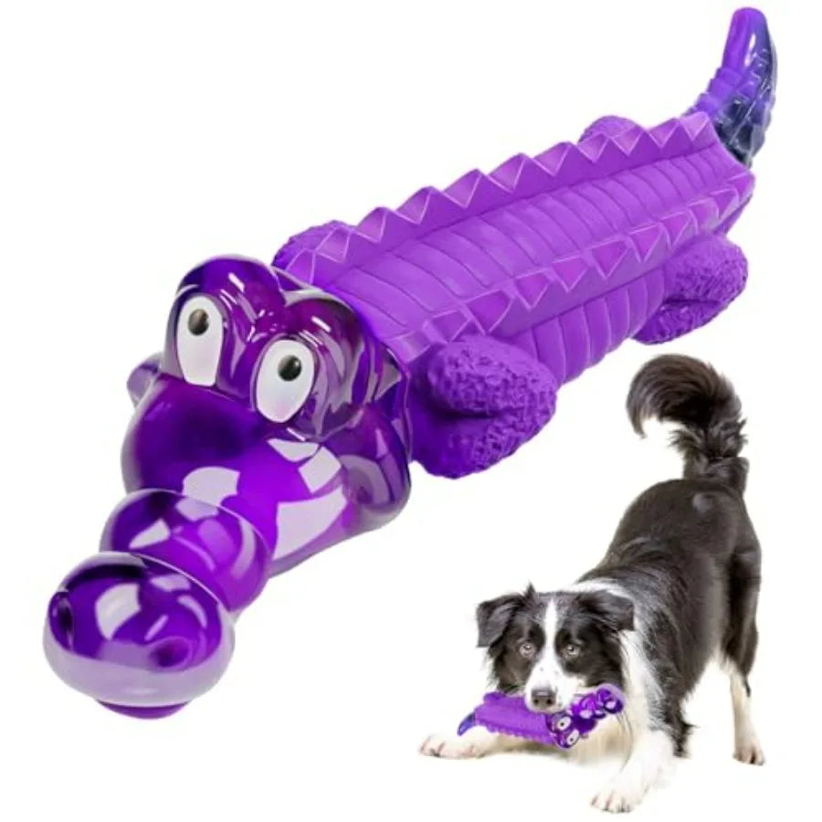 Dog Toys for Aggressive Chewers - Indestructible Dog Chew Toys for Small, Medium, Large Breed to Reduce Pet Anxiety and Boredom