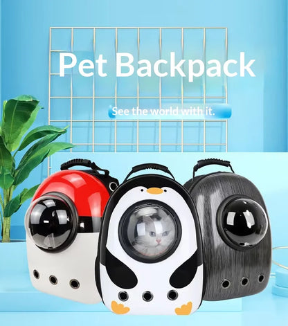 Portable pet carrier travel backpack for cats and dogs pet supplies pet bag cat backpack space