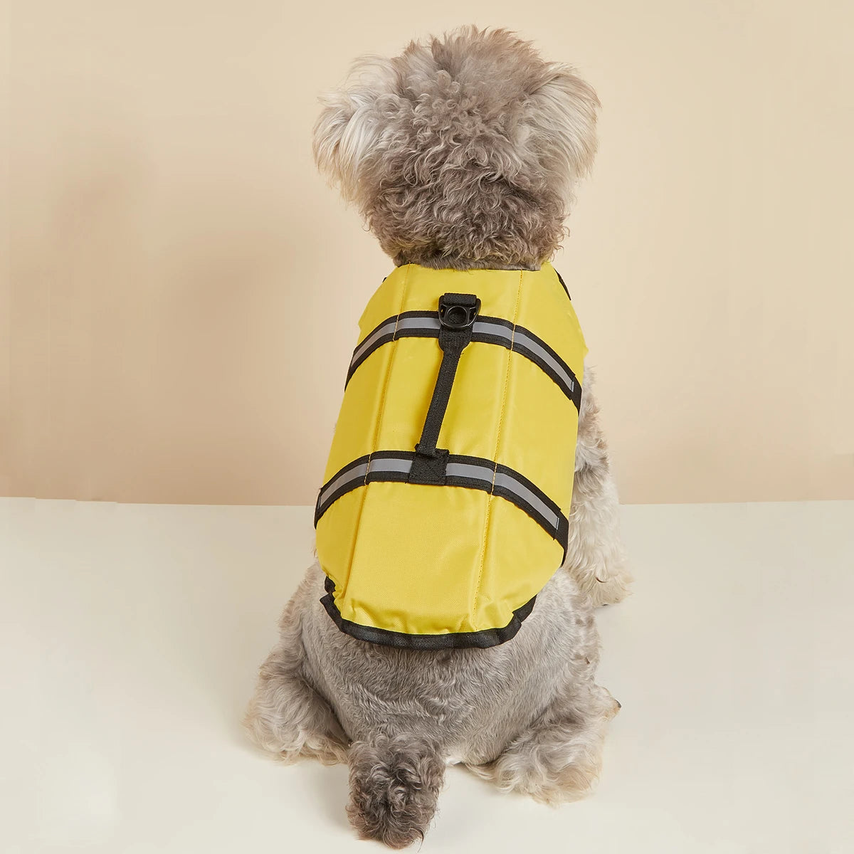 Dog Life Jacket Reflective Enhanced Buoyancy Life-saving Handle Adjustable Puppy Life Vest for Pets Swimming Summer Life Jacket