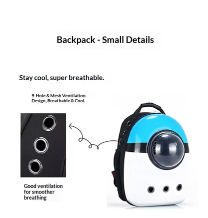 Portable pet carrier travel backpack for cats and dogs pet supplies pet bag cat backpack space