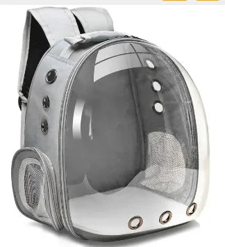 Space Capsule Transparent Cat Bag Out Breathable Backpack Pet Bag Oxford Cloth Portable Cat Bag Pet Supplies