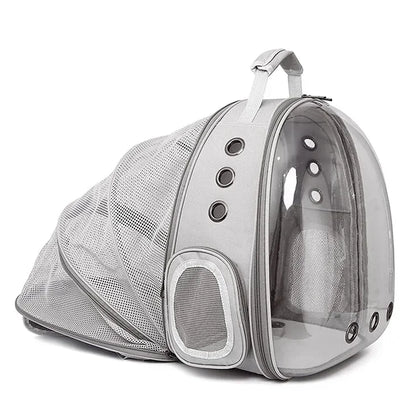 Space Capsule Transparent Cat Bag Out Breathable Backpack Pet Bag Oxford Cloth Portable Cat Bag Pet Supplies