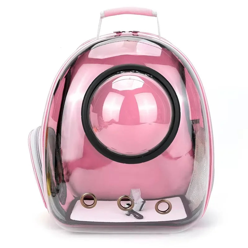 Space Capsule Transparent Cat Bag Out Breathable Backpack Pet Bag Oxford Cloth Portable Cat Bag Pet Supplies