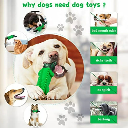 Dog Toys for Aggressive Chewers - Indestructible Dog Chew Toys for Small, Medium, Large Breed to Reduce Pet Anxiety and Boredom