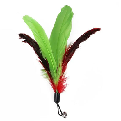 11pcs Replacement Cat Feather Toy Set Feather Replacement Head Retractable Cat Stick Cat Products