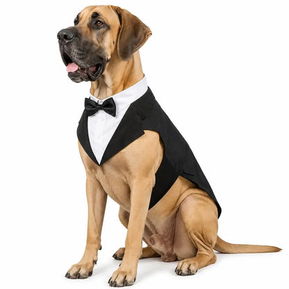 Four Seasons Dog Business Suit Vest Set Cool Funny Close-fitting Dog Tuxedo Jacket Breathable Cool Pet Clothes For Pet S To 2XL