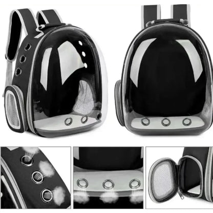 Space Capsule Transparent Cat Bag Out Breathable Backpack Pet Bag Oxford Cloth Portable Cat Bag Pet Supplies