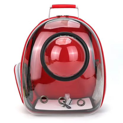 Space Capsule Transparent Cat Bag Out Breathable Backpack Pet Bag Oxford Cloth Portable Cat Bag Pet Supplies