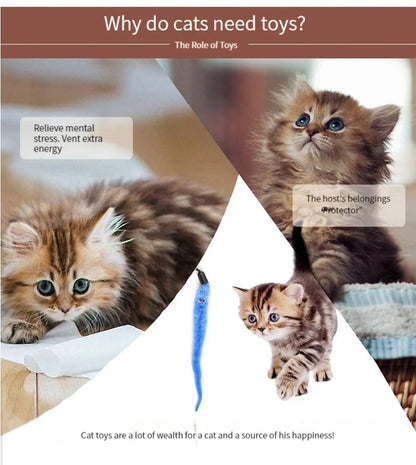 11pcs Replacement Cat Feather Toy Set Feather Replacement Head Retractable Cat Stick Cat Products