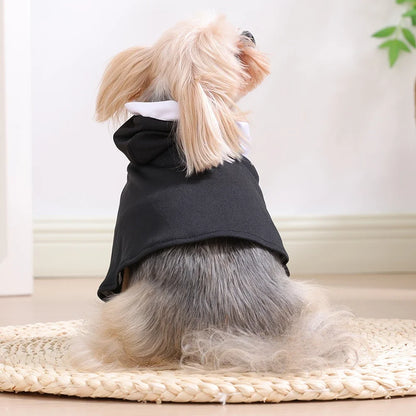 Halloween Cats Nun Costume Jesus Cross Print Kitty Clothes for Small Dogs Funny Cute Dress Up Party Pet Overalls Cat Accessories